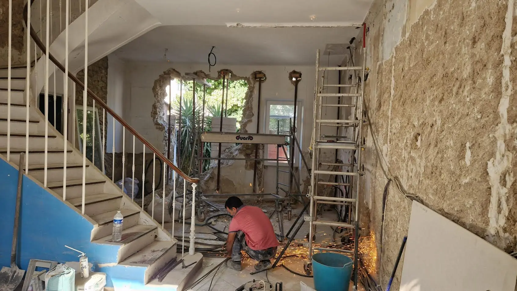 Nouveaux volumes créés dans la maison de maître