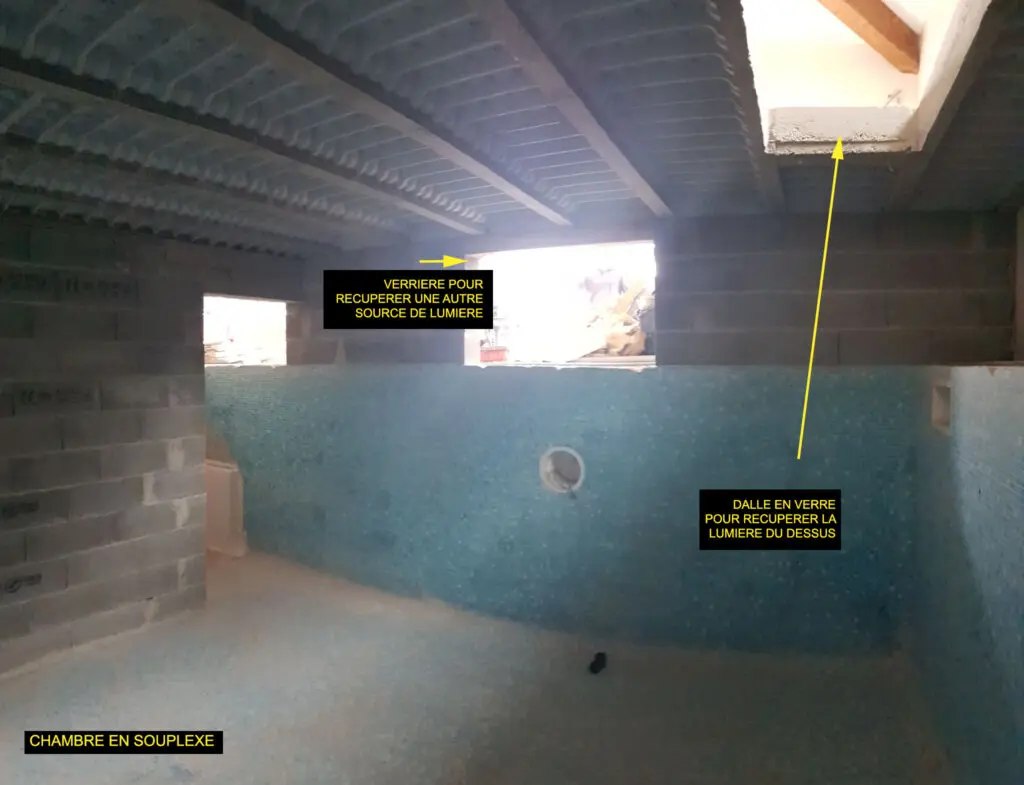 Détails des travaux dans le bassin