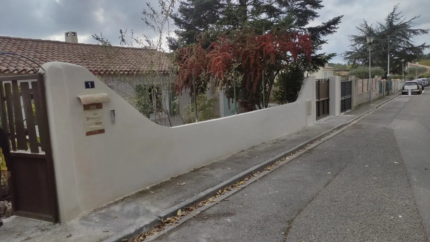 Rénovation et ravalement de façade d'une maison à Venelles